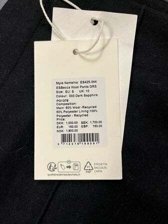 75 stk. Mærketøj Vejl. udsalgspris ca. 82.000 kr.