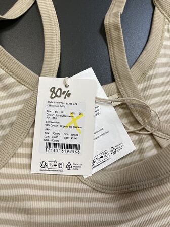 75 stk. Mærketøj Vejl. udsalgspris ca. 82.000 kr.