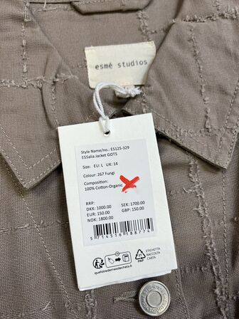 75 stk. Mærketøj Vejl. udsalgspris ca. 82.000 kr.