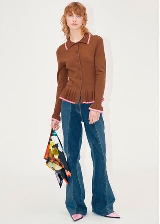 Linear Ruffle Cardigan STINE GOYA Str.: L