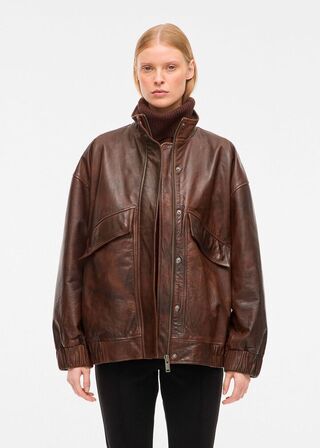 RouSimone LS Oversized Leather Jacket ROUGE EDIT Str.: 36