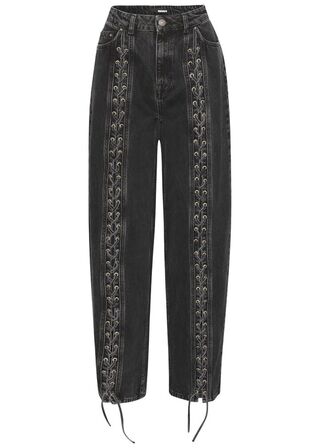 Laced Wide Leg Jeans ROTATE BY BIRGER CHRISTENSEN Str.: 26