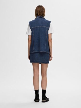 SLFClair SL Mid Blue Denim Vest SELECTED FEMME Str.: 36