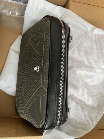 Crossbody taske MONTBLANC Jacquard khaki MB220257