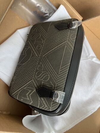 Crossbody taske MONTBLANC Jacquard khaki MB220257