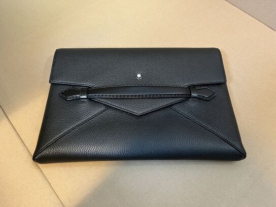 Clutch dokumenttaske MONTBLANC Grain black MB220215