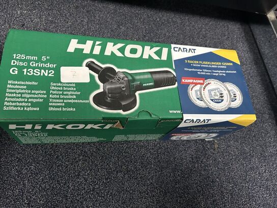 HIKOKI Vinkelsliber inkl 3 fliseklinger