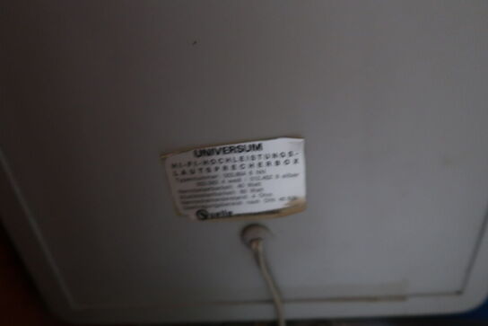 4 stk. højtalere bl.a. STE-MA, UNIVERSUM