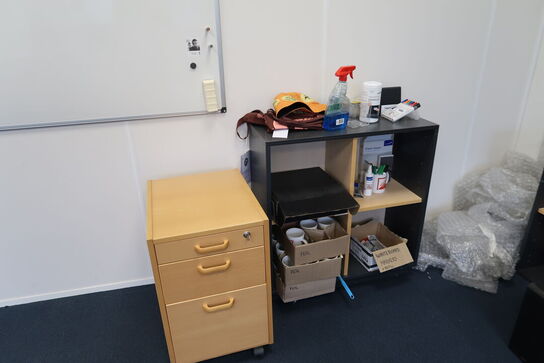 Whiteboard, skuffemodul, 4 stk. reoler uden indhold