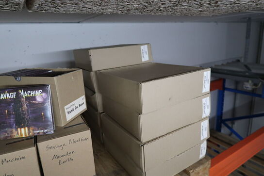 Div. LP'er og cd'er SAVAGE MACHINE samt bøger