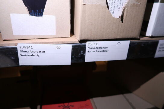 Div. CD & LP'er TELESTJERNEN, HERNIK CARLSEN, SAVAGE MACHINE m.fl.