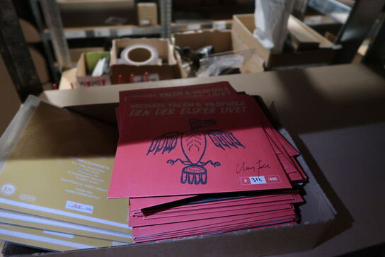 Div. CD & LP'er TELESTJERNEN, HERNIK CARLSEN, SAVAGE MACHINE m.fl.