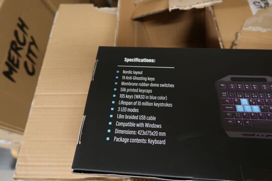 Palle med gamertastaturer PROGAMER