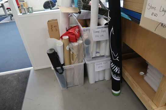 Pakkebord samt div. Pakkemateriale