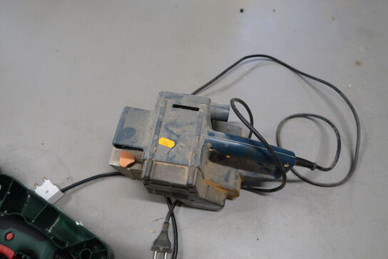 3 stk. håndværktøj BOSCH, POWERCRAFT m.fl.