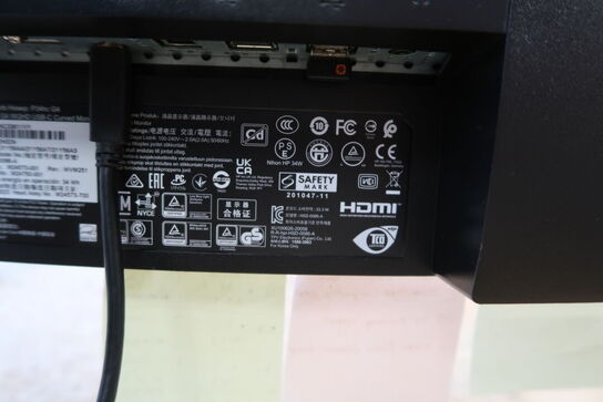 Computerskærm HP P34hc G4 med mus