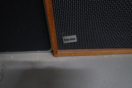 4 stk. højtalere bl.a. STE-MA, UNIVERSUM