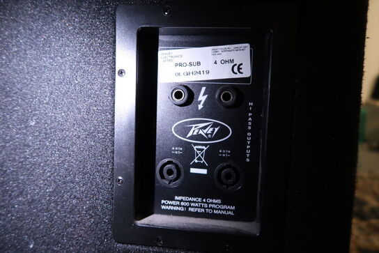 Subwoofer PEAVEY PRO-SUB