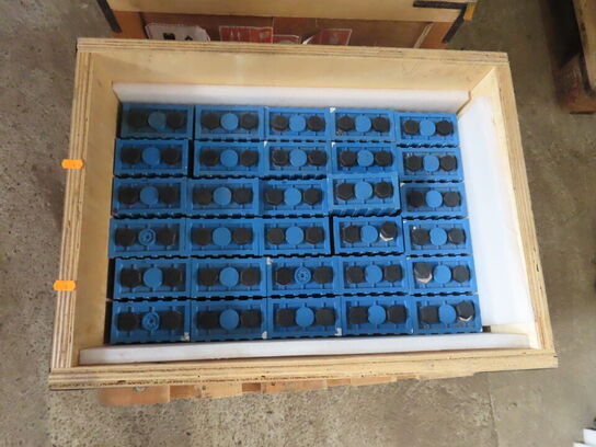 Kasse med 30 stk lithium ion batterier CALB