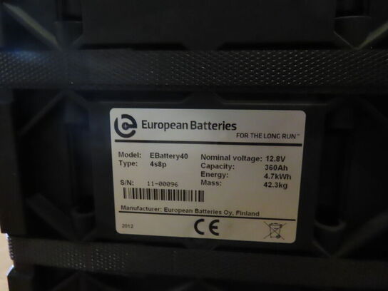 Lithium ion batteri EUROPEAN BATTERIES