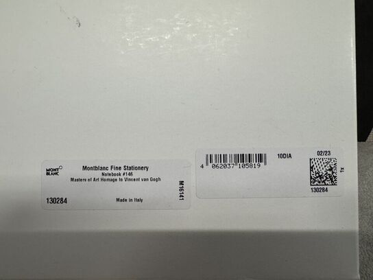 1 stk. Notebook MONTBLANC Master of art homage to Vincent Van Gogh