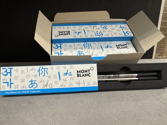 20 stk. Fyldepenne/Ballpoint Refill MONTBLANC TURQUOISE