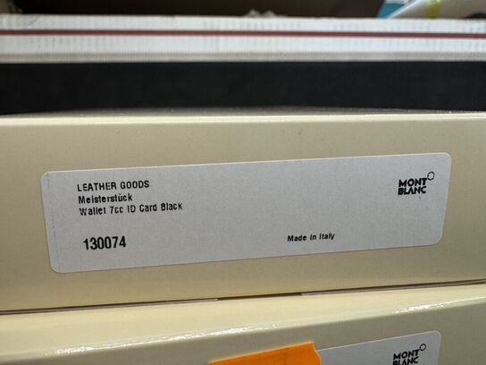 Læderpung 7cc MONTBLANC BLACK