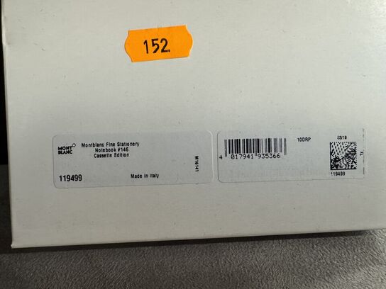 2 stk. Notebook MONTBLANC CASSETTE EDITION