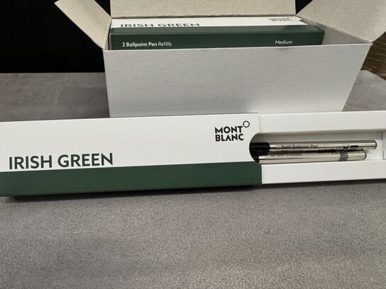 20 stk. Fyldepenne/Ballpoint Refill MONTBLANC IRISH GREEN
