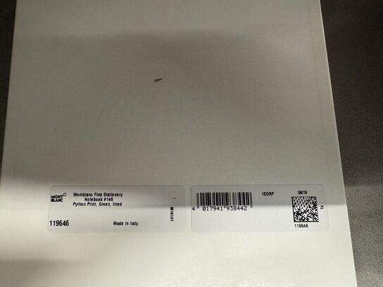 6 stk. Notebook MONTBLANC PYTHON PRINT, LINED