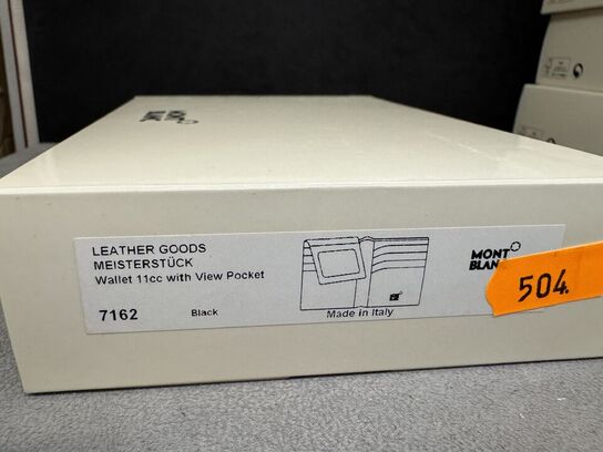 Læderpung 11cc MONTBLANC BLACK