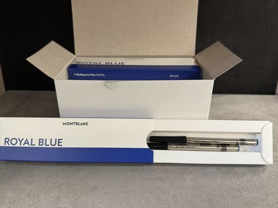 20 stk. Fyldepenne/Ballpoint Refill MONTBLANC ROYAL BLUE