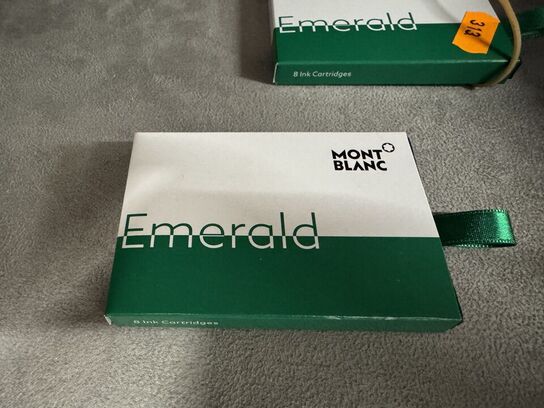 16 stk. Blækpatroner MONTBLANC EMERALD GREEN