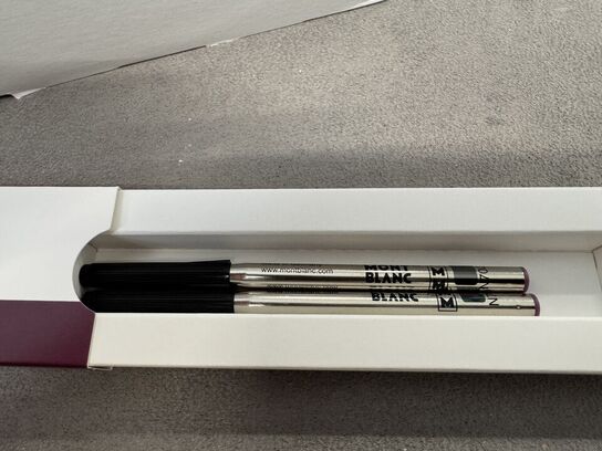 18 stk. Fyldepenne/Ballpoint Refill MONTBLANC BURGUNDY RED