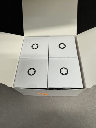 4 stk. 50 ml. Blæk MONTBLANC PETROL BLUE