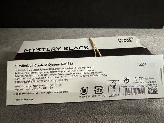 3 stk. Fyldepenne/Rollerball Refill MONTBLANC MYSTERY BLACK