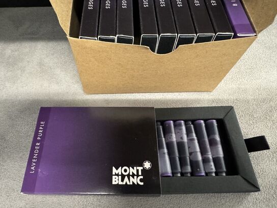 80 stk. Blækpatroner MONTBLANC LAVENDER PURPLE
