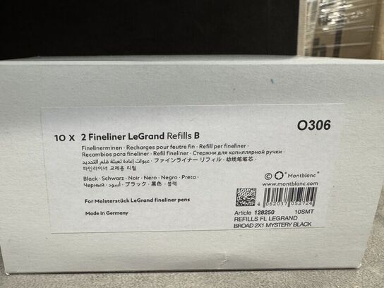 20 stk. Fyldepenne/Fineliner LeGrand Refill MONTBLANC MYSTERY BLACK