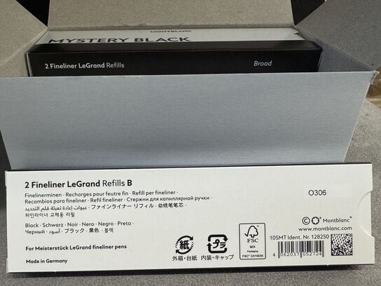 20 stk. Fyldepenne/Fineliner Refill MONTBLANC MYSTERY BLACK