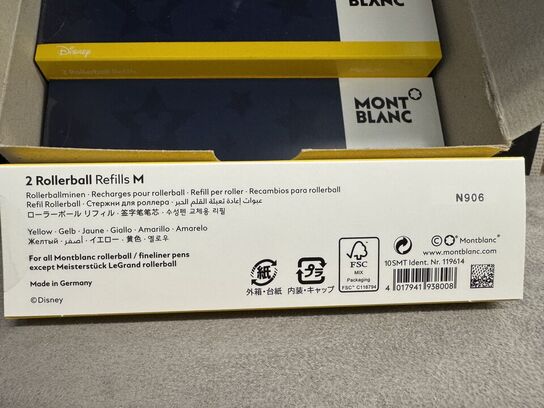 16 stk. Fyldepenne/Rollerball Refill MONTBLANC YELLOW