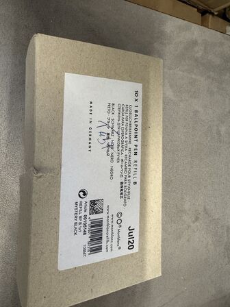 2 stk. Fyldepenne/Ballpoint Refill MONTBLANC MYSTERY BLACK