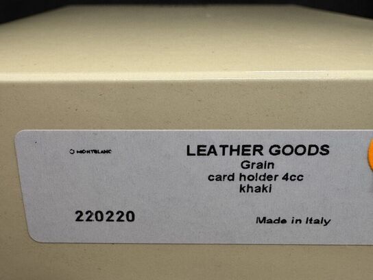Kortholder 4cc MONTBLANC KHAKI