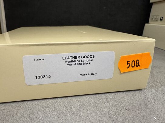 Læderpung 6cc MONTBLANC BLACK