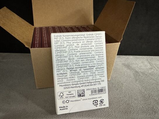 80 stk. Blækpatroner MONTBLANC BURGUNDY RED