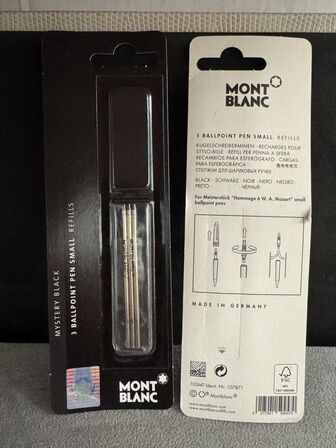 30 stk. Fyldepenne/Ballpoint Small Refill MONTBLANC MYSTERY BLACK