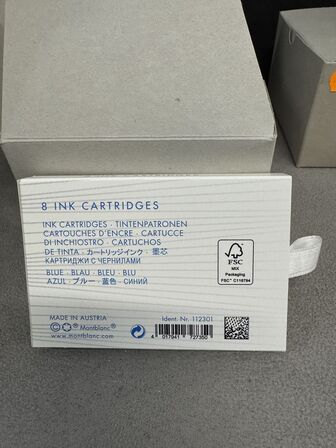 80 stk. Blækpatroner MONTBLANC BOHEME BLUE