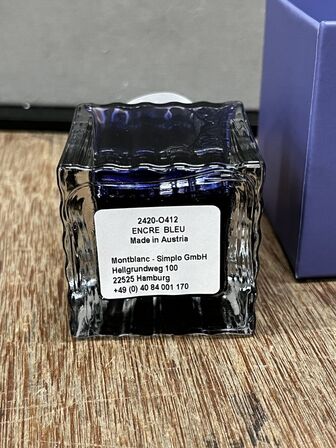 50 ml. Blæk MONTBLANC BLUE OUTREMER