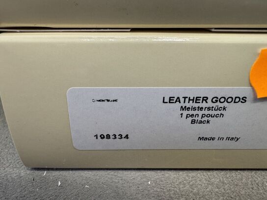 Pen Pouch læder MONTBLANC BLACK