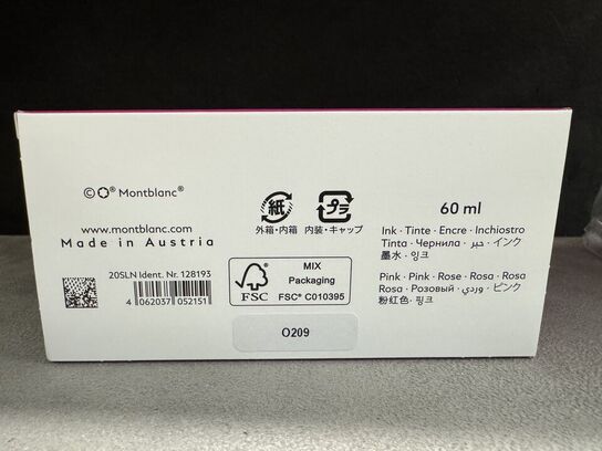 60 ml. Blæk MONTBLANC POP PINK