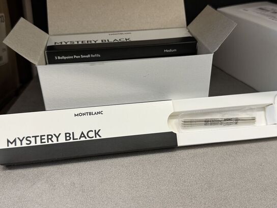 30 stk. Fyldepenne/Ballpoint Small refill MONTBLANC MYSTERY BLACK